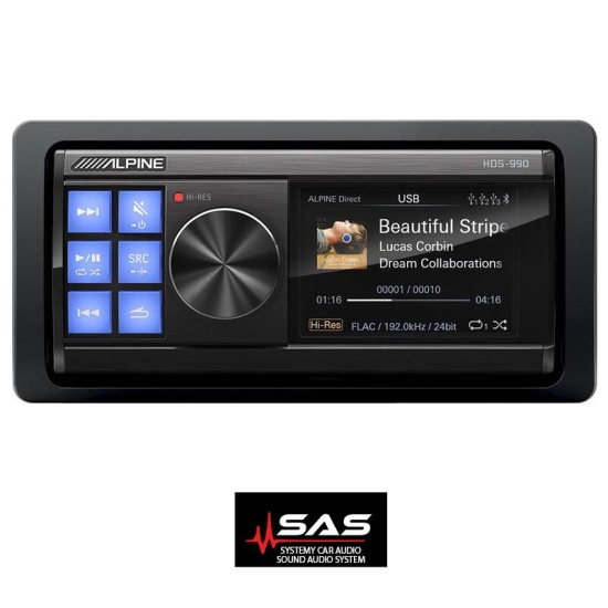 Alpine Status Hi-Res HDS-990 Odtwarzacz multimedialny audio